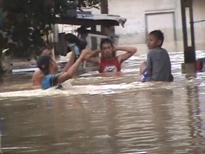 Ratusan Rumah di Dua Kecamatan Kota Medan Terendam Banjir